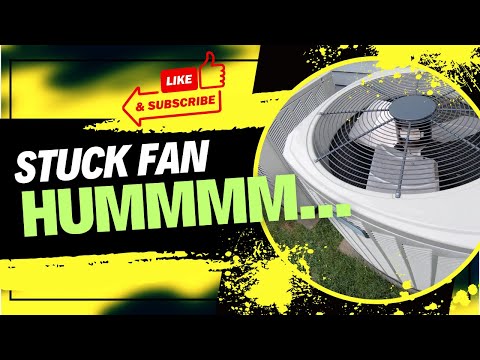 A/C Makes Loud Noise. Condenser Fan Won't Spin