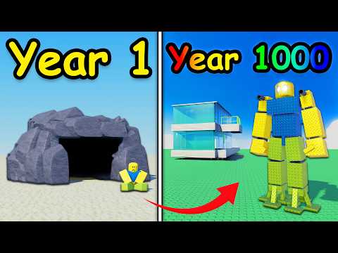 i went from STONE AGE to FUTURE in Roblox battle ages...