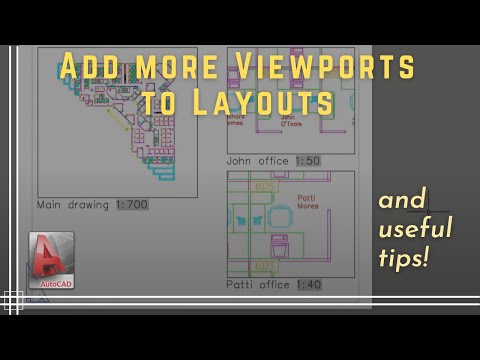 Autocad - Insert Viewports in Layouts