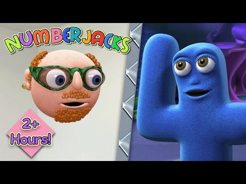Solving The Puzzler's Tricks! ❔ Numberjacks MARATHON | 2+ HOURS