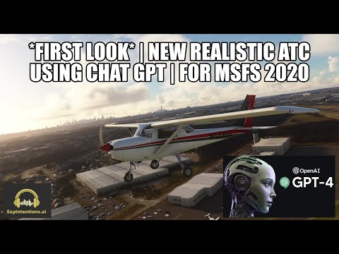 *MUST SEE* - New Amazing  Realistic AI ATC for MSFS | Using Chat GPT