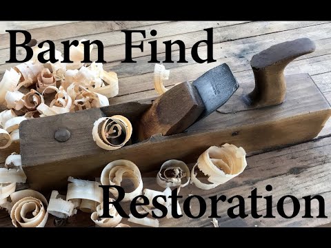 Wooden Jack Plane Restoration and Wedge Repair