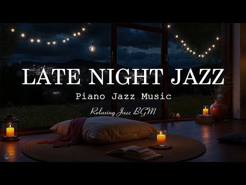 Late Night Jazz Sleep Music - Relaxing Slow Jazz Piano BGM - Sweet Piano Jazz Music - Happy New Year