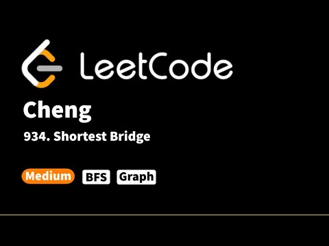 LeetCode 934. Shortest Bridge
