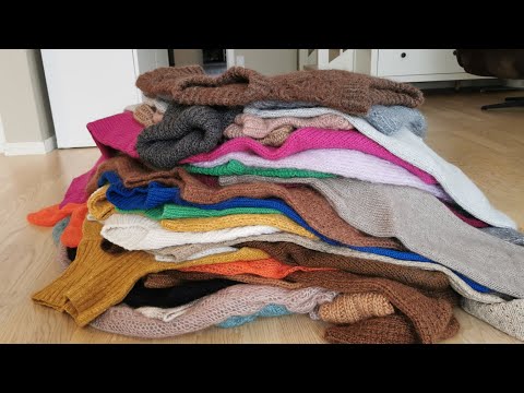 Мой вязаный гардероб. Большая примерка. Вязаные вещи - это модно, стильно.