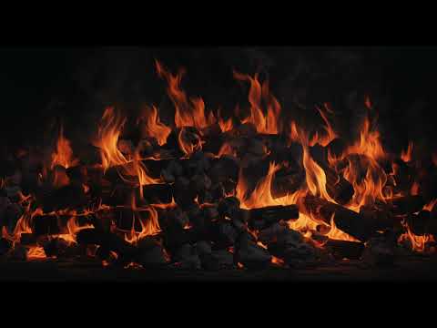 Cozy fireplace screensaver | fire art for Samsung Frame TV | winter ambience screensaver | paintings