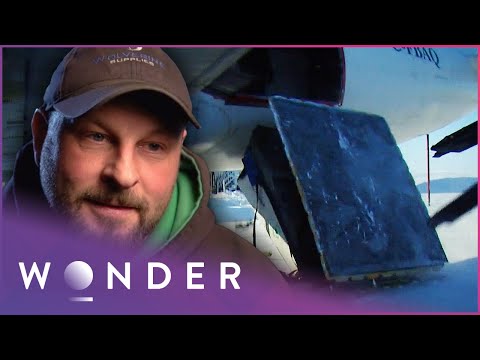 Plane Breaks Apart Spilling Fuel All Over The Runway | Ice Pilots NWT | Wonder