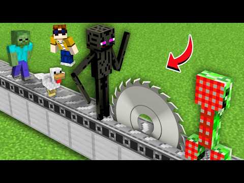 Ich ZERSÄGE ALLE MOBS in Minecraft!