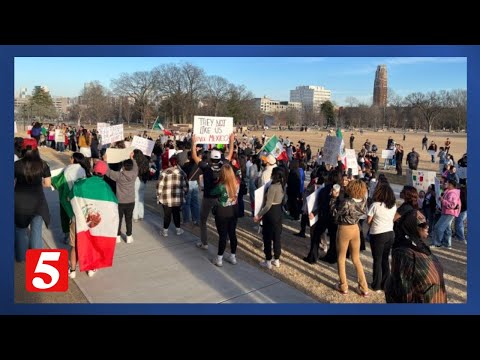 ‘We belong here': A day without immigrants rally in Nashville