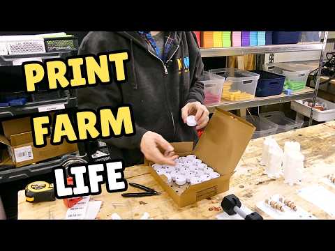 Behind the Scenes of My Small 3D Print Farm | Packing for Amazon, Etsy and Testing New Products!