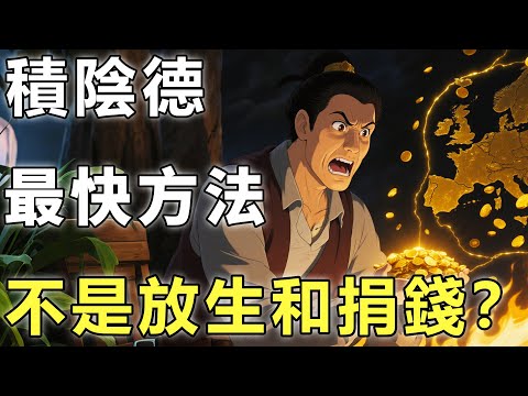 積陰德最快方法不是放生和捐錢？地藏王偷偷透露:這一點大多數人都忽略了【因果|寵物|佛學】