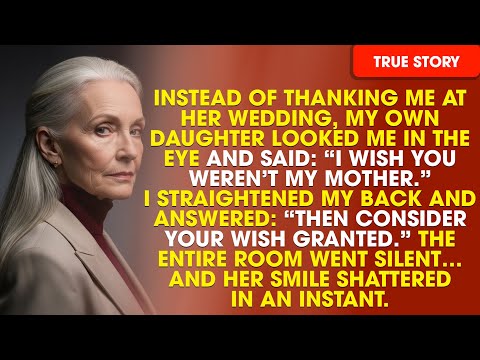 My Daughter Said: “I Wish You Weren’t My Mother” At Her Wedding — So I Did What No One Expected