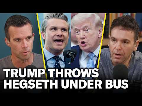 Trump TURNS on Hegseth in BIZARRE Press Conference