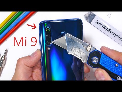 Mi 9 Durability Test! - Is the Camera Lens Sapphire?
