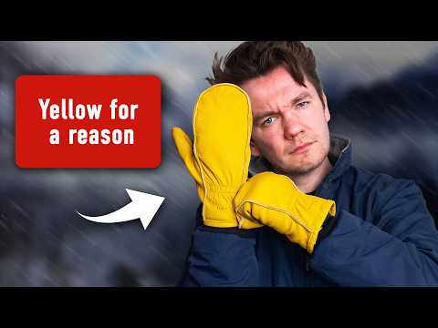 Why People in The Coldest Places Wear Yellow Mittens.