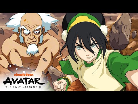 1 HOUR in the Earth Kingdom! 🪨 w/ Toph & Aang | Avatar: The Last Airbender