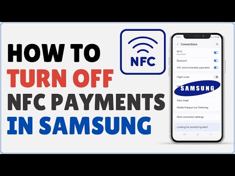 How To Turn OFF NFC on Samsung Phone 2024