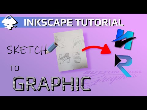 Sketch To Graphic In INKSCAPE 1.3