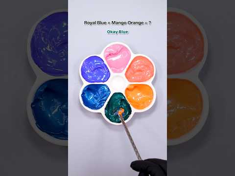 Making new Colors..Satisfying Color mixing🎨 #colormixing #satisfying #asmr