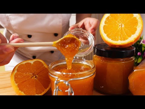 Only 2 Ingredients! 🍊 Orange Jam - The Easiest Marmalade Recipe ( Μαρμελάδα πορτοκάλι )