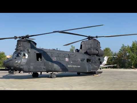 CH-47 Chinook Startup and Departure