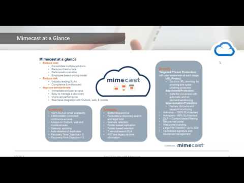 May 2017 Technical Webinar: Email Security with Mimecast