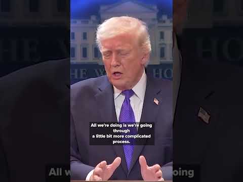 Trump, reporter debate congress support for tariffs