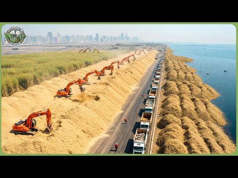 How Sugarcane Waste Is Recycled Into Million Bioproducts - Massive Sugarcane Processing Factory