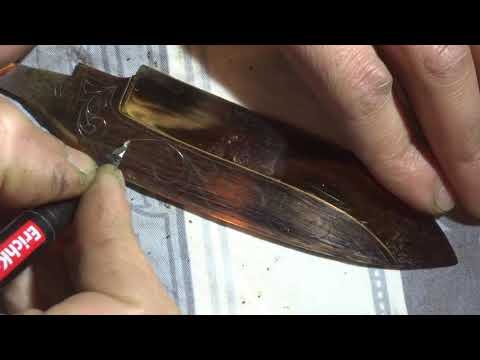 **4 Ножа Част 4** Рисование Травление ** своими руками самоделки как сделать