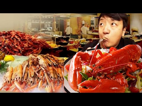 The BIGGEST All You Can Eat LOBSTER BUFFET in Dubai