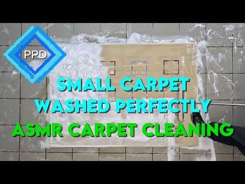 PPD - Small carpet washed perfectly - ASMR Carpet Cleaning - Pranie dywanu