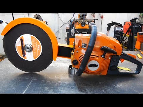 Making Chain Saw to steel cutting