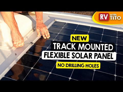 BEST Way to Mount Flexible Solar Panels on RV with NO DRILLING