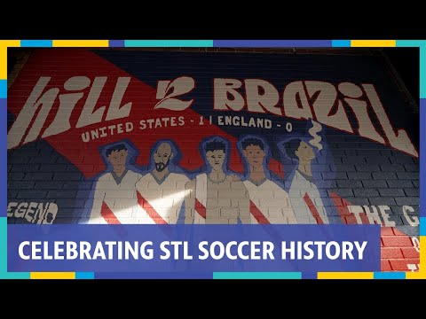 Anthonino's Mural Celebrates St. Louis Soccer Players Who Shocked The World | Living St. Louis