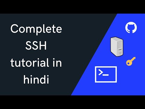 ssh tutorial in linux in hindi | what is ssh and it works | ssh with Github | complete ssh tutorial