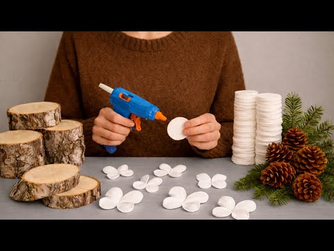 Nobody believes this is made from tree stumps and cotton pads! Incredible ideas!