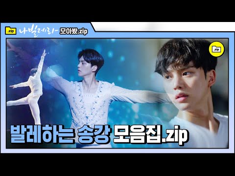 [#모아봤zip] 아직 채록이를 보내지 못한 분들이 많을 것 같아서 준비한 발레하는 송강 모음집💙 채록이 잊는 거 ,, 그거 어떻게 하는 건데😢 | #나빌레라 #Diggle