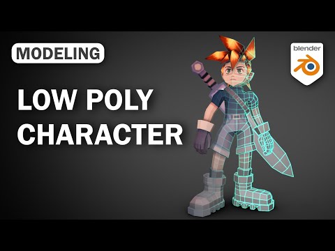 Make a Low Poly Character Part 1 - Modeling