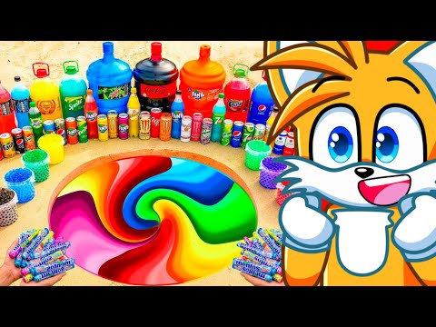 9,296,518 Sodas vs GIGANTIC Mentos Explosion