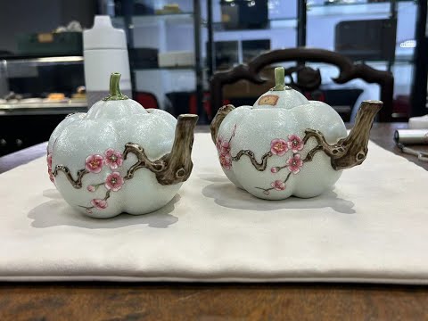 2023年台灣春季拍賣最震撼的拍品 成對乾隆洋彩茶壺 (2023年 宇珍春拍追蹤報導二  戴忠仁的新國寶檔案)