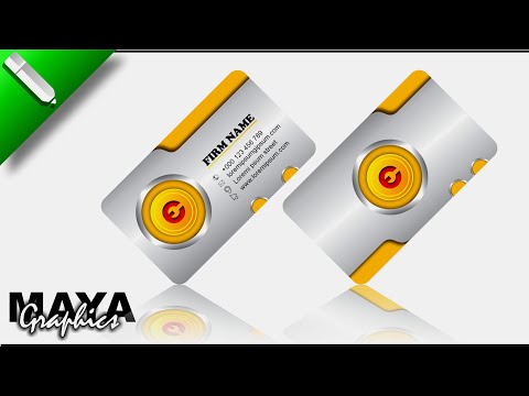 How to Design a Visiting Card | How to Design a Business Card | Coreldraw tutorials