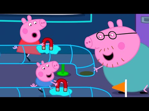 Peppa Pigs Magnet Slime Race 🐷 🚂 Playtime With Peppa