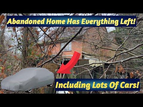 I Found An Abandoned House With Everything Left, Power Still On And A Load Of Classic Cars Left Too