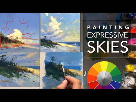 Painting Front Lighting in Expressive Skies