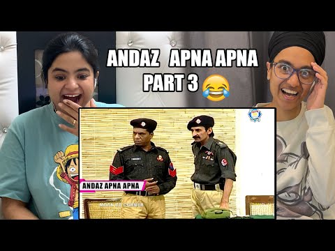 Indian Reacts To Iftikhar Thakur and Amanat Chan | Stage Drama | Andaz Apna Apna Part 3