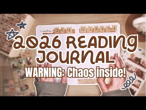 My 2026 Reading Journal Setup ✨ Cozy Light Academia