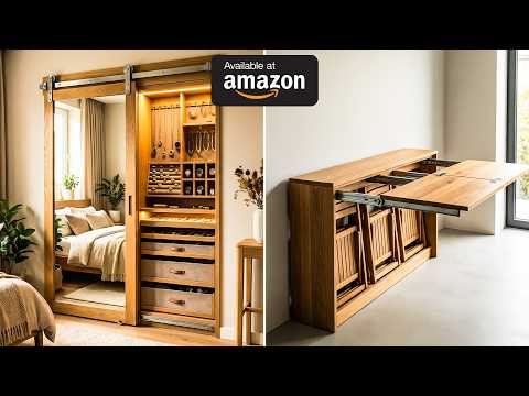 52 New AMAZON FINDS TO DECLUTTER YOUR HOME | Smart Space Saving Furniture Ideas [With Prices]