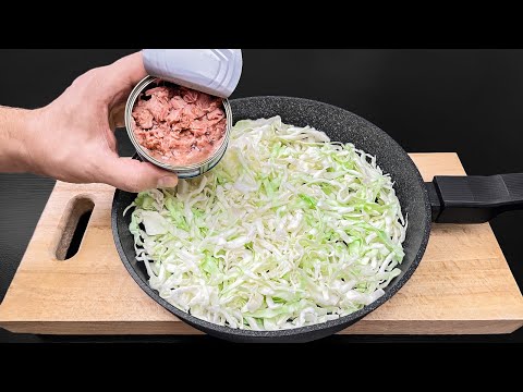 Wenn Sie Kohl und Thunfisch aus der Dose haben, machen Sie dieses Gericht. Ich mache es jeden Tag