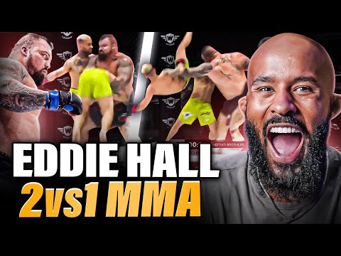 "Best MMA Fight... EVER?!" | EDDIE HALL 2 vs 1 MMA BREAKDOWN!