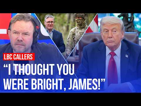 'Let me speak, mate': James O'Brien callers debate forming a European Army | LBC